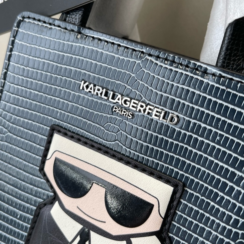 (new+tag in plastic) Karl Lagerfeld large phone crossbody with card slots inside - Picture 3 of 11